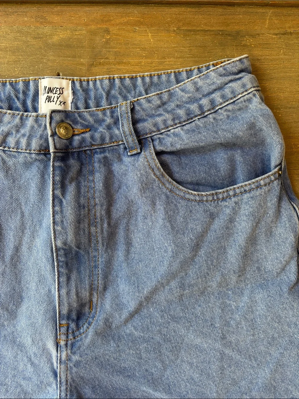 Princess Polly Tropicana denim shorts